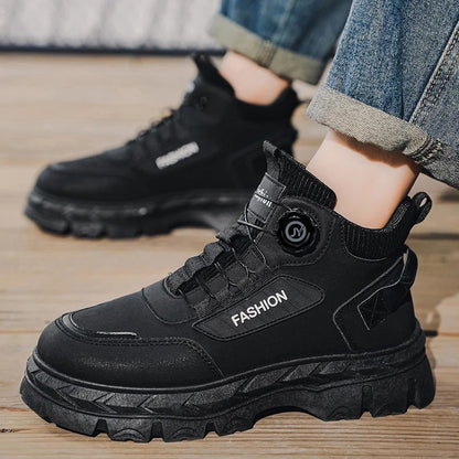 HéritageUrbain™ – Bottes Chunky Style Rétro pour Hommes