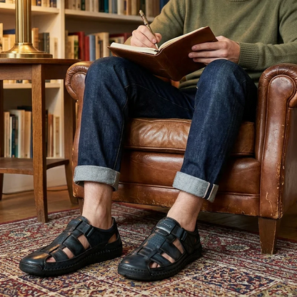 NordPied™ AéroMarche — Sandales Homme Respirantes à Bout Fermé