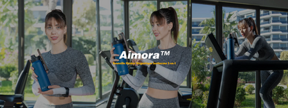Aimora™ – Bouteille Shaker Magnétique Isotherme 3-en-1