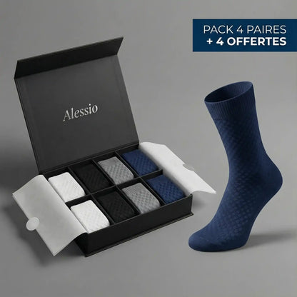 ALESSIO -chaussettes mi-hautes en bambou premium