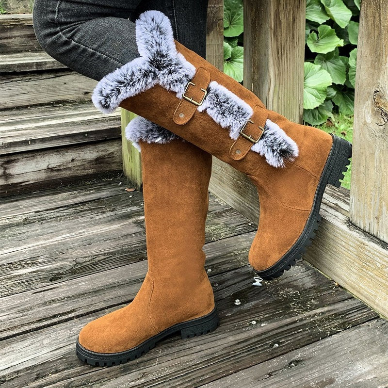 Bottes de neige pour femmes doublées