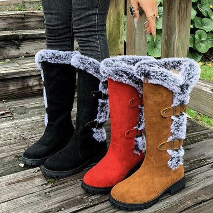 Bottes de neige pour femmes doublées