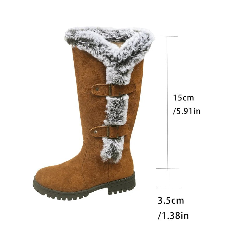 Bottes de neige pour femmes doublées
