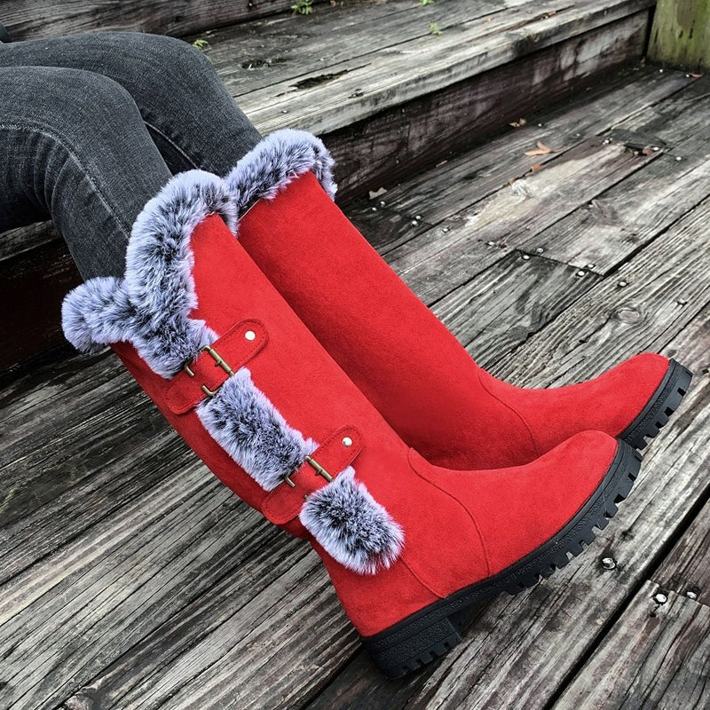 Bottes de neige pour femmes doublées