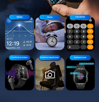 Montre Intelligente Ultime pour Aventure : Votre Compagnon Idéal pour le Sport et l'Extérieur