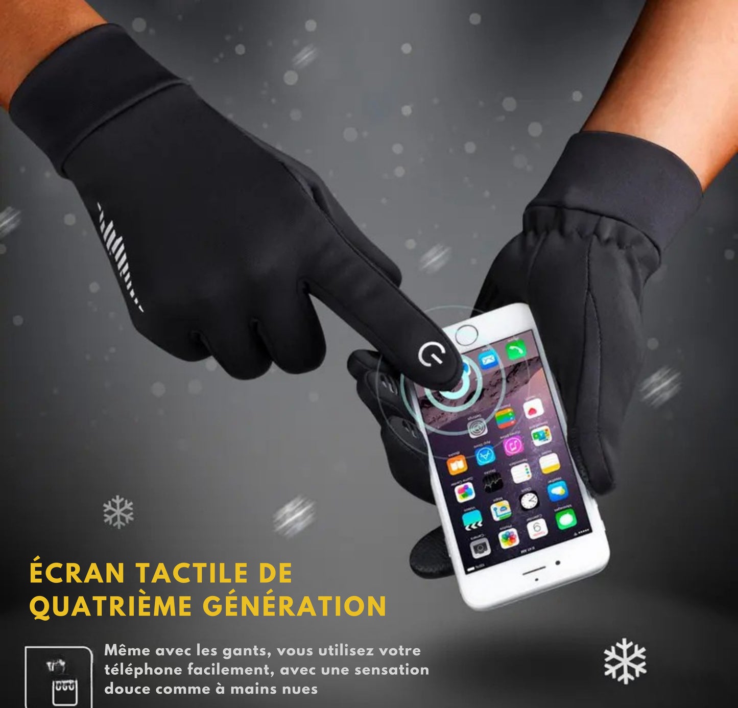 Winterix™ – Gants Chauds Tactiles Résistants au Froid