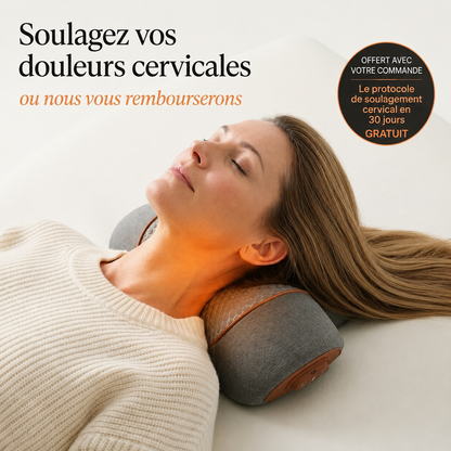 CerviRelax™ — Coussin de relaxation cervicale ergonomique