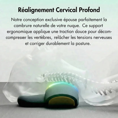 CerviRelax™ — Coussin de relaxation cervicale ergonomique