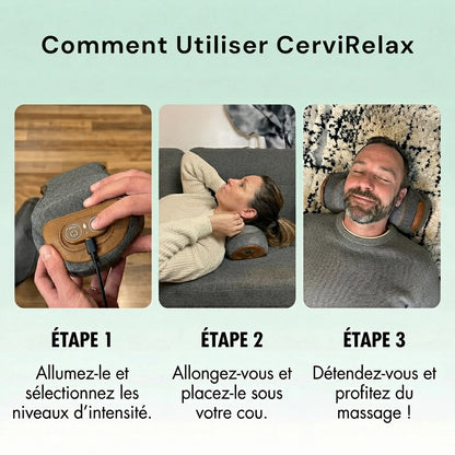 CerviRelax™ — Coussin de relaxation cervicale ergonomique